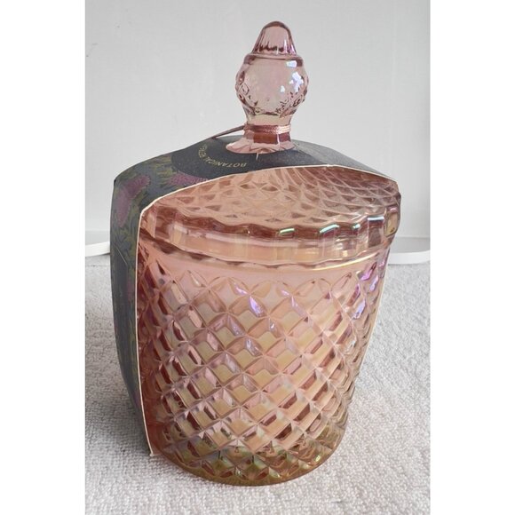 Rachel Zoe Candle "Botanical Retreat" Soy Blen16 oz. Resuable Pink Jar Tassel - Picture 3 of 7
